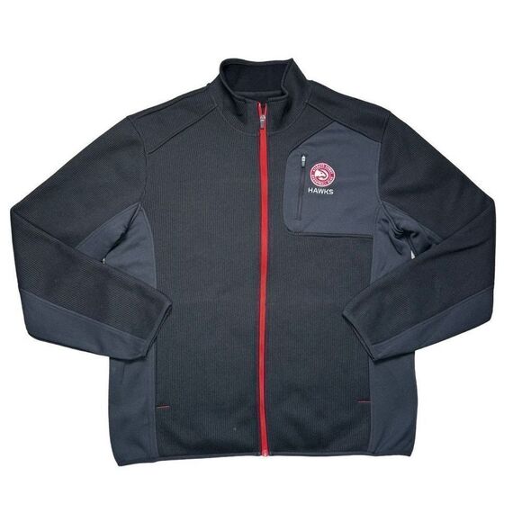 Atlanta Black Hawks Basketball Club NBA G-III Full-Zip Jacket Men’s Size Large - Picture 1 of 8